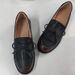 Spring New Single Women Black Thick Heel Tods Korean Bow Loafers Flat Work Shoes Wholesale_vogvips.com