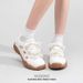 Huili WXY-L682C Sports Shoes With Bow, Versatile Ballet-style Training Shoes, Sweet Lace-up Student Shoes For Women (Magic)_vogvips.com