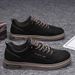 2023 New Leather Men's Sneakers Breathable White Spring And Autumn Sports Trendy Shoes Cross-Border Trade_vogvips.com