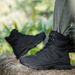 Men's Lightweight Breathable Hiking Shoes With Anti-Slip Rubber Sole For Outdoor Trekking, Trail Running & Tactical Use Combat Boots, Tactical Boots_vogvips.com