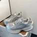 Women's Dad Summer Mesh Breathable Sneakers, 2026 New Casual Sports Shoes, Thick-soled, Lightweight Running White Shoes_vogvips.com