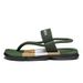 Color Block Two-Way Slipper For Men 2025 Summer New Style Outdoor Non-Slip Flip-Flop Sport Driving Roman Beach_vogvips.com
