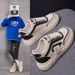 Versatile Color Blocked White Spring New Casual Street Photography Student Board Single Korean Version Sports_vogvips.com