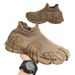 Socks Men's 2025 Spring Summer New Casual Soft Sole Sneakers Large Size Men Slip-On Breathable Dad Shoes_vogvips.com