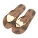 Women's Outdoor Slippers 2026 New Style Flip-flops Summer Cross-border Fashion Internet Celebrity Heart-shaped Flat_vogvips.com
