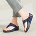 Amazon Women's Summer Fashion Shiny Rhinestone Flip-flops, Thick-soled Wedge Beach Sandals For Outdoor Wear_vogvips.com