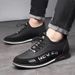 2022 Autumn New Fashion Trend Men's Business Casual Low-top Round Toe Breathable Soft Sole Leather Shoes_vogvips.com