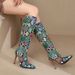 Women Boots Knee High Boots Heel Boots Women Ankle Boots Autumn Winter Short Boots Large Size Women Ultra Heels Stiletto Pointed Toe Leather Over The_vogvips.com