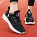 Jonidan Genuine Women's Sports Spring And Autumn Breathable Mesh Running Lightweight Soft Sole Casual Travel Shoes_vogvips.com