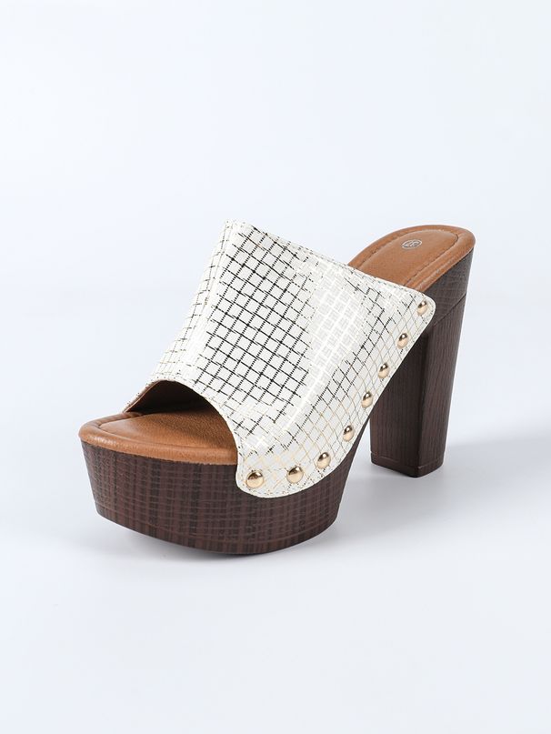 New Cross-border Large-size Thick-soled Wedge For Women 2025, European And American Foreign Trade Small Checkered Casual_vogvips.com