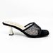 Summer Mid High Straight Drag Women's Sandals, Slim Heels, Breathable Square Toe Mesh Slippers For Outerwear_vogvips.com