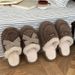 Women's Winter Cotton Dirt-Resistant Thick Sole Non-Slip Ultra-Soft Home Student Dormitory Warm Maternity Slippers_vogvips.com