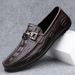24-hour Shipping: Italy Removes Containers And Picks Up Leaks Of High-end Men's Shoes With Crocodile Pattern Beans_vogvips.com