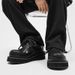 ShoeVault 2024 Spring Edition Niche Derby High-End Round-Toe Thick-Soled Commuting British Versatile Genuine Leather Retro Big-Toe_vogvips.com