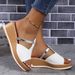New Plus Size Summer Women's Slope Heel Thick Soled With Height Increasing Casual Slippers For Women_vogvips.com