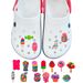 18 Sets Of Cute Candy Shoes Flower Children's Gift Accessories PVC Soft Rubber Shoe Buckle_vogvips.com