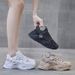Korean Version Summer New Dad Thick Soled Student Mesh Shoes, Women's Trendy Breathable Sports Shoes K-9-3_vogvips.com