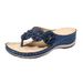 Sandals 2025 Summer New Three Flower Slippers Thick Bottom Drag Clip Toe Beach Flip-flops Women Sandals_vogvips.com