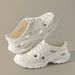 Hole Shoes Men's Summer Wear 2026 New Thick-soled Non-slip Deodorant Sandals Beach Breathable Sports Slippers Men_vogvips.com