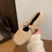 Women's 2025 Fall/Winter New Style Sole Versatile Plush Mary Jane Shoes With Internal Height Increase And Warm Soft Lamb_vogvips.com
