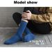 5/10 Pairs Black White Business Casual Sox Spring Autumn Warm Men's Size38-44 Long Men Dress Socks Male Gifts_vogvips.com