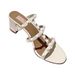 Rivet Thick Heel Sandals Women's Flat Round Toe Open Toe Slippers Women's Summer Outer Wear Casual Sandals_vogvips.com