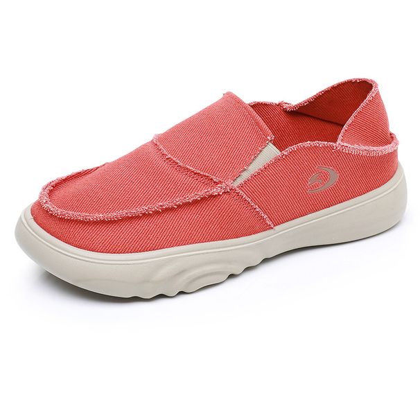 Women's Shoes Spring And Autumn Soft Sole Slip On Round Toe Shoes Comfortable Casual Breathable Wear Resistant Cloth Shoes_vogvips.com