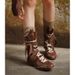 Women Boxing Boots 2025 New Niche Boxing Suede Lace-Up Ankle Flat Height-Increasing German Training Boots_vogvips.com