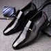 Leather For Men's Youth In Large Size, Business, Leisure, Formal Dress, Foot Covering Patent Leather, Glossy Shoes,_vogvips.com