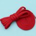 Shoelaces Classic Match 0.6cm Semi-round Solid Color Polyester Shoelaces Small White Shoe Board Shoe Rope_vogvips.com