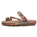 New Stylish Wooden Bead Rhinestone Bohemian Wedge Heel Comfortable Plus-size Sandals_vogvips.com