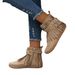 Autumn Winter New Tassel Short Flat Hidden Heel Suede Student Single Boots Casual Fashion Versatile Women's Shoes_vogvips.com