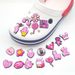 Pink Cute Little Fresh Shoes Flower Shoe Buckle Soft Glue DIY Slippers Sandals Accessories Accessories Accessories_vogvips.com