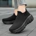 Jinjiang New Sock Ultra Light Couple Outdoor Shock Absorbent Lightweight Men's Rebound Thick Bottom Running Shoes 874_vogvips.com