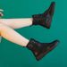 Martin For Women Genuine Leather British Style 2025 Autumn Winter New Flat Short Soft Sole Large Fleece Lined Boots Size_vogvips.com
