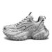 New Futuristic Dad Shoes Mesh Patchwork Three-Dimensional Structure Trendy Sneakers_vogvips.com