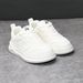Men's Versatile Thick Soled White Sneakers Spring/Summer 2025 Trendy Style Casual Sports Leather Shoes for Students_vogvips.com