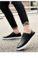 Men's Simple Casual Leather Shoes, Convenient To Wear, Soft-soled Casual Board Shoes_vogvips.com