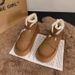 Boots With Fleece Lining, Thickened Leather Surface, Velcro Snow Women's Short Warm Boots, Cotton Shoes, New Autumn And_vogvips.com