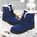 Snow Plush Platform For Women Fashion Keep Warm Womens Boots Flat Botas Mujer Winter Shoes 240830_vogvips.com