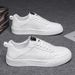 Men's Breathable Synthetic Leather Casual Sneakers - Low Top Fashion Shoes With Round Toe For Summer, Lightweight And Comfortable For Daily Wear_vogvips.com