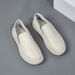 Euro Step 2025 Summer Casual Top Layer Cowhide Massage Shoes Handmade Genuine Leather Loafers Men's Slip-On Comfortable_vogvips.com