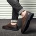 Euro Step 【】2025 Spring New Trendy Casual British Brogue Business Formal Men's Leather Shoes_vogvips.com