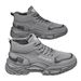 Men's Work Boots Slip-Resistant Comfortable Round Toe Casual Hiking Shoes With Rubber Sole For Outdoor Construction Non Slip Wear Resistant_vogvips.com