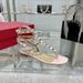 High Version 2025 Rivet Flat New Summer One Button Fashion Versatile Liuding Pinch Toe Roman Shoes Women's Cool_vogvips.com