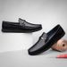 Men's Shoes Leather Style Casual Soft-soled Leather Shoes Men's Soft-soled Lazy Loafu_vogvips.com