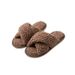 Instagram Cross Strap Cotton For Women At Home, Skin Friendly Plush Women's Slippers_vogvips.com