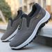 Euro Step Outdoor Men's Spring New Style Middle-aged And Elderly Casual Sports Single Shoes Comfortable Slip-on Loafers_vogvips.com