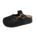 2026 Fresh Summer Lightweight Mesh-Upper Round-Toe Low-Heel Casual Slip-Ons For Women – Breathable PVC Sole – Solid Color Flat Leisure Shoes_vogvips.com