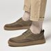 Men's Irst-layer Cowhide Casual Board Shoes, One-pedal Large-size Sports Single Shoes Men's Shoes Casual Leather Shoes Men's_vogvips.com